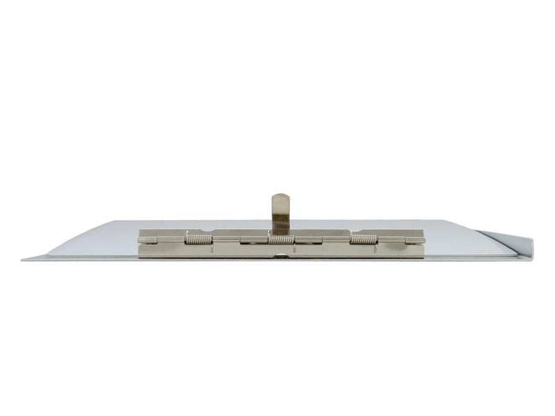 Saunders Aluminum Clipboard with Writing Plate, 0.5" Clip Capacity, Holds 8.5 x 11 Sheets, Silver - Image 4